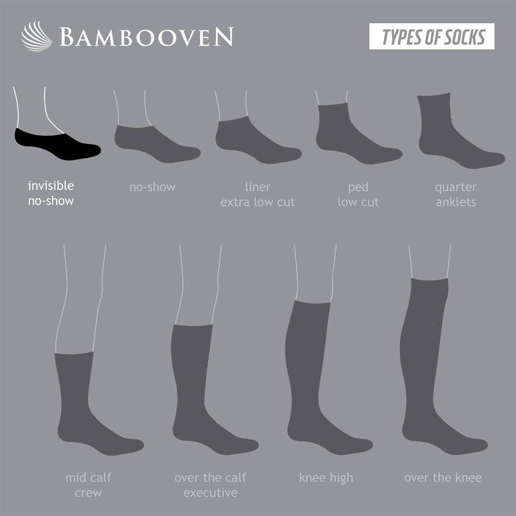 Women’s Bamboo No-Show Socks 6-Pack | Invisible, Breathable, Moisture-Wicking Socks - 612