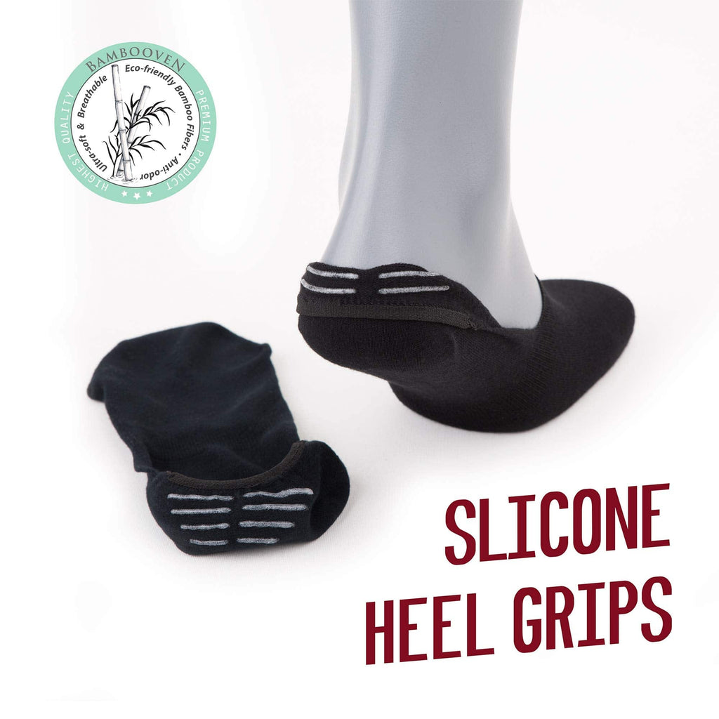 Men’s Bamboo No-Show Socks 6-Pack