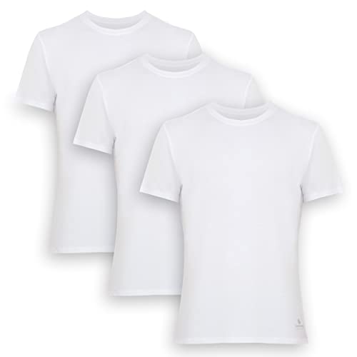 Men's Bamboo Crew Neck Undershirts (3-Pack)