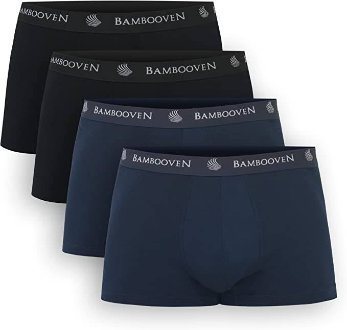 Men’s Bamboo Trunks with Pouch 4-Pack