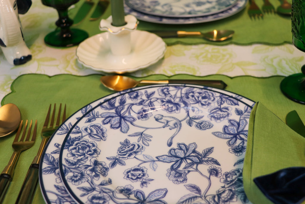 Bombay Blue Starter Plate - Set of 4