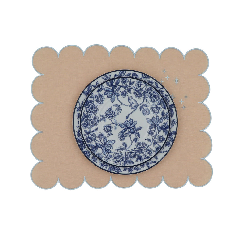 Bombay Blue Starter Plate - Set of 4