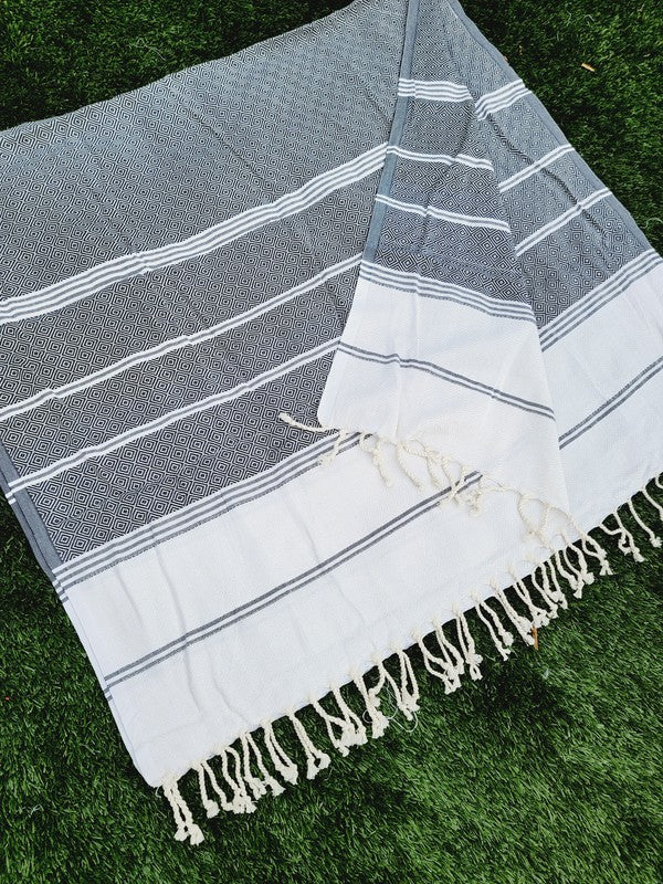 Bath / Beach Turkish Towels-Easy Carry Quick Dry T