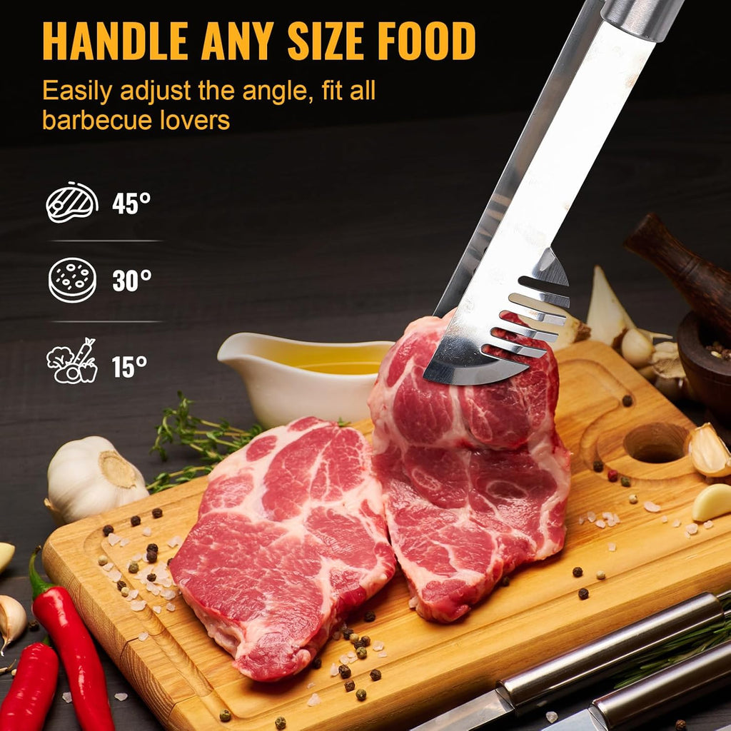 BBQ Tool Grilling Accessories, 16-Inch Stainless Steel BBQ Grill Tools