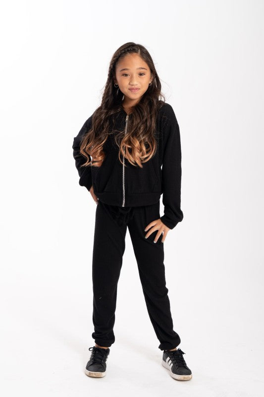 Girls Jacky Zipper Hoodie Set