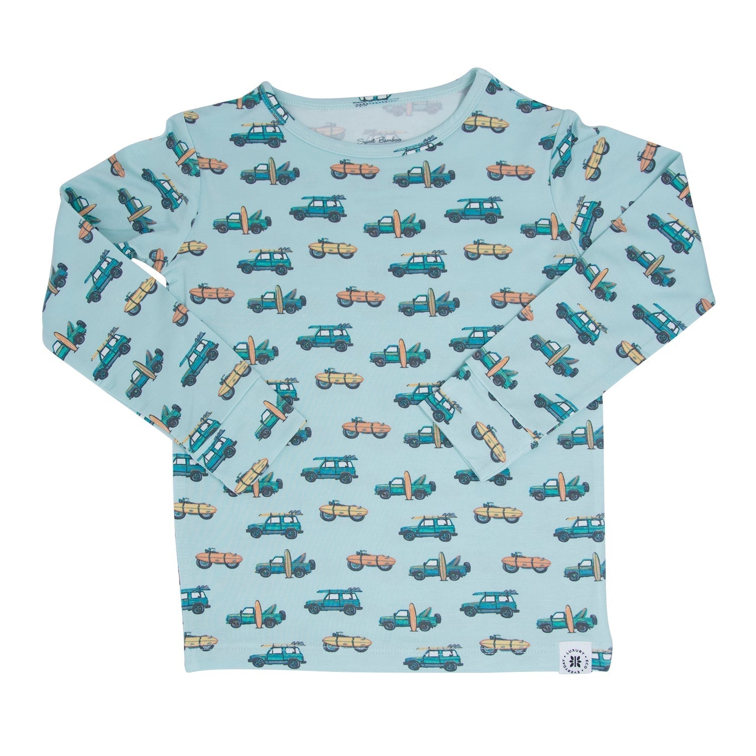 Surfing Beach Big Kid Pajama