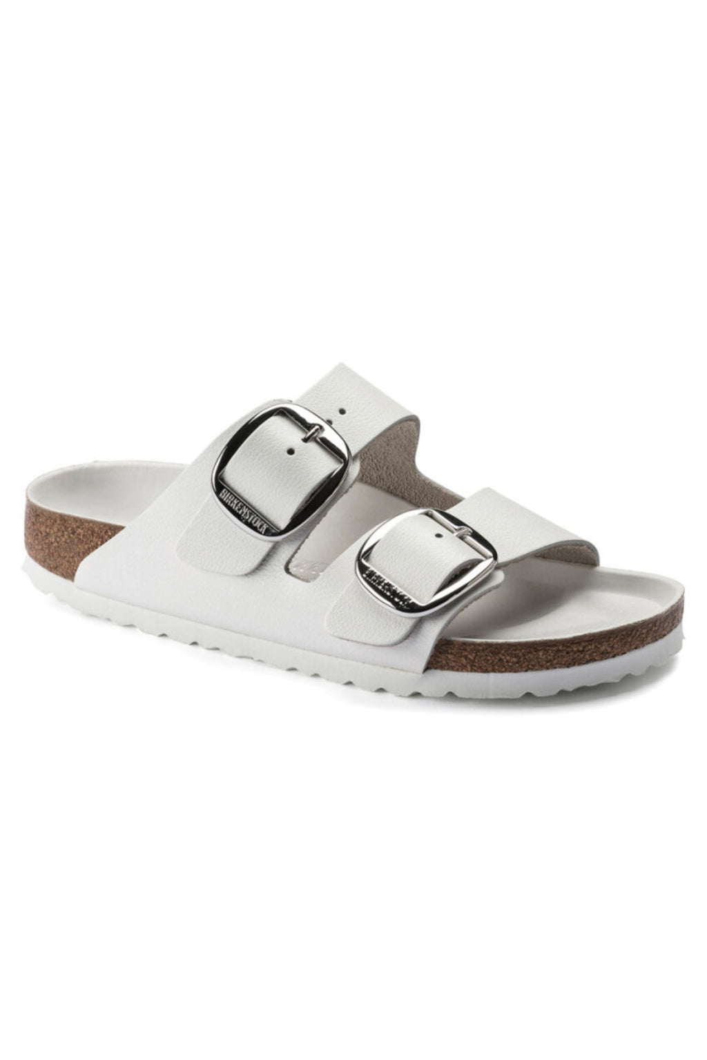 Birkenstock Arizona Oiled Leather Big Buckle Narrow Width in Cognac