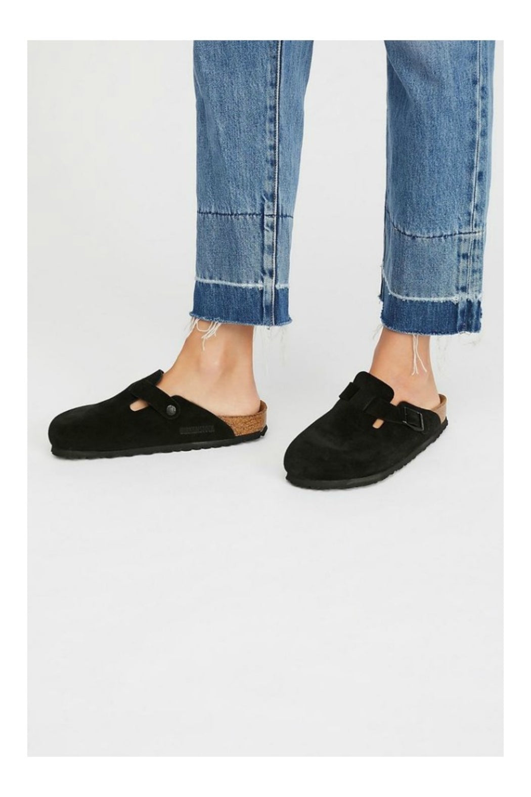 Birkenstock Boston BS Regular Width in Black