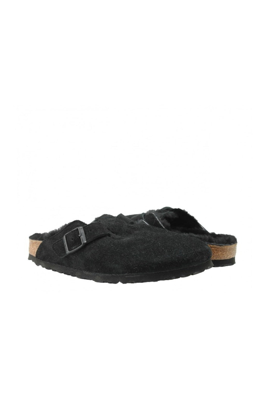 Birkenstock Boston Shearling Regular Width in Black