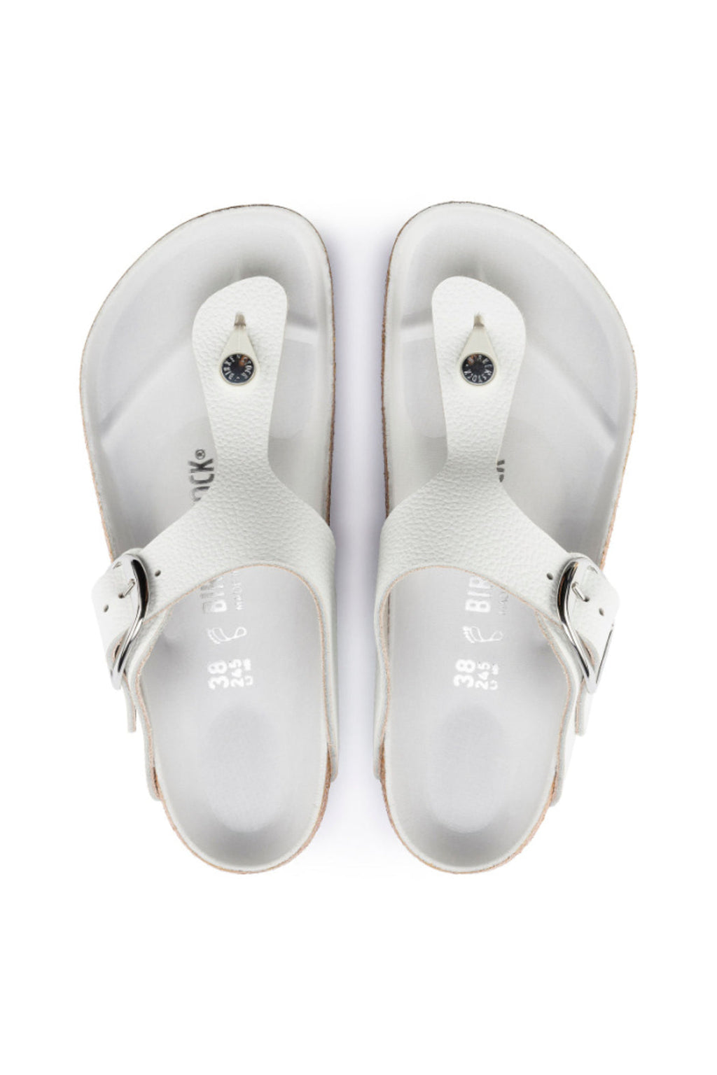 Birkenstock Gizeh Big Buckle Regular Width in White