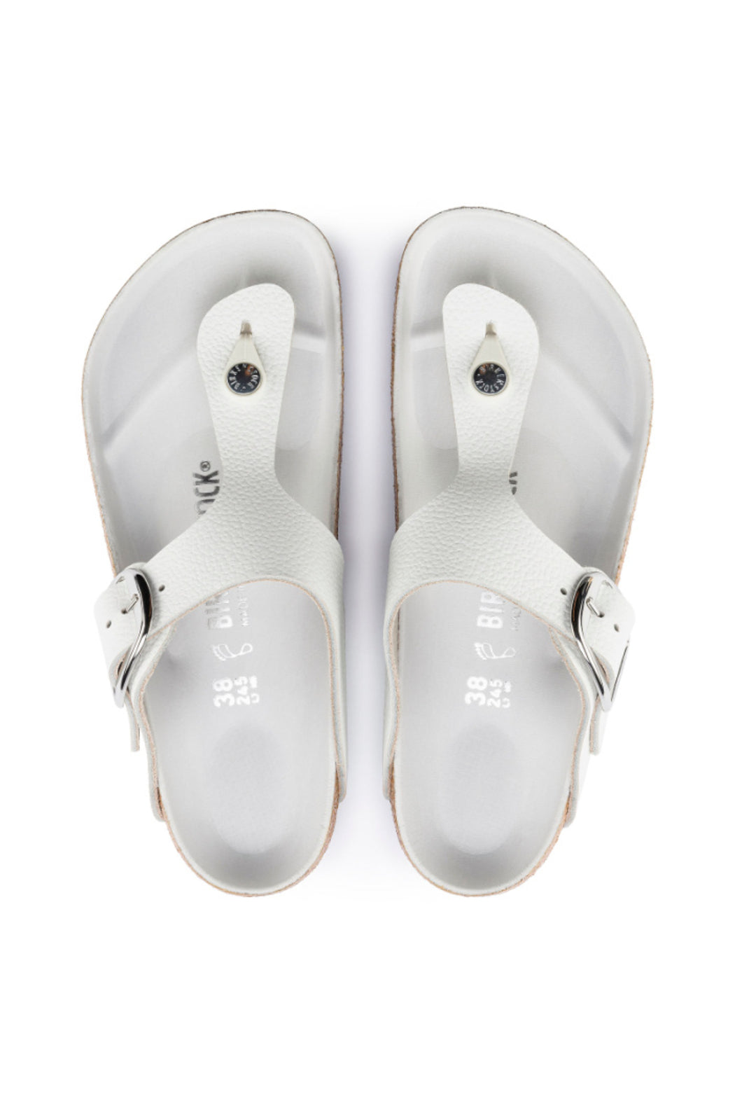 Birkenstock Gizeh Big Buckle Regular Width in White