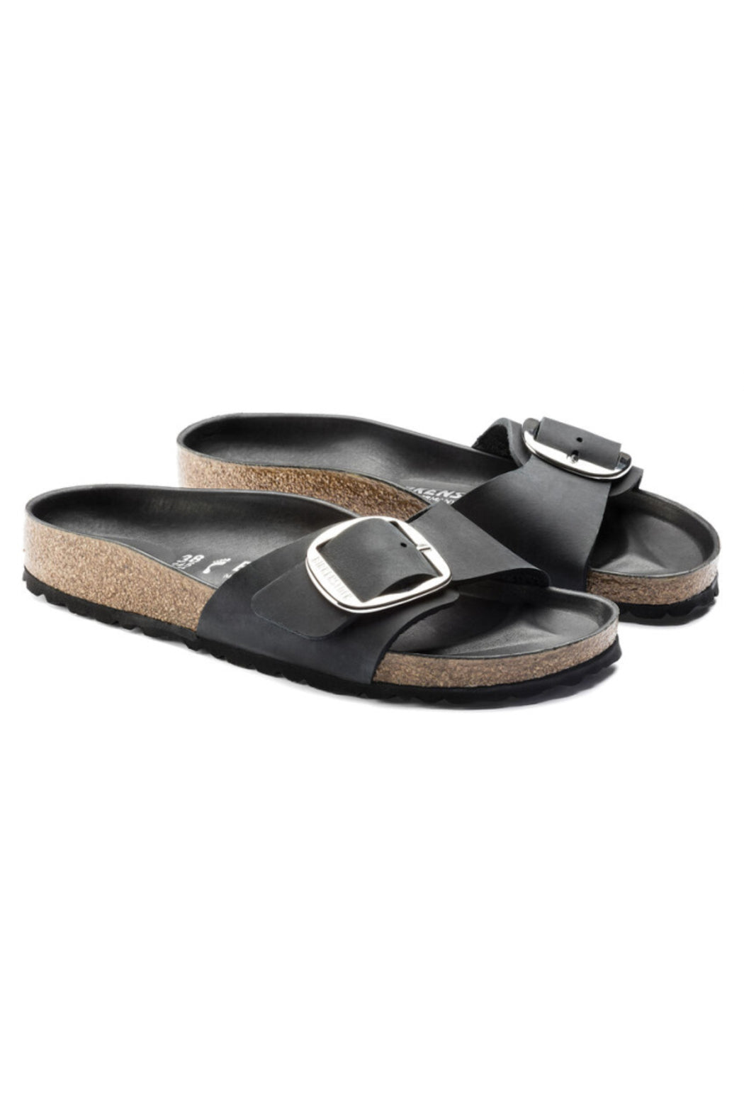 Birkenstock Madrid Big Buckle in Black