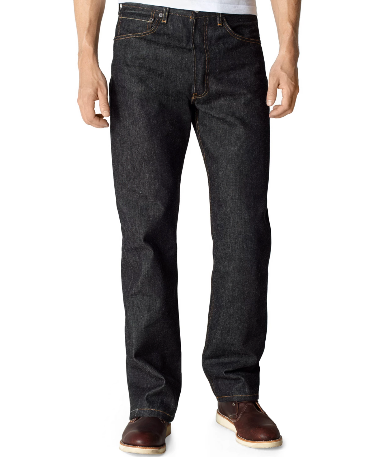 Mens Levi 501 Shrink To Fit Jeans