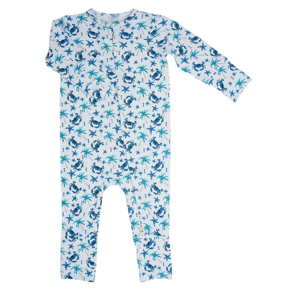 Blue Crabs Convertible Romper