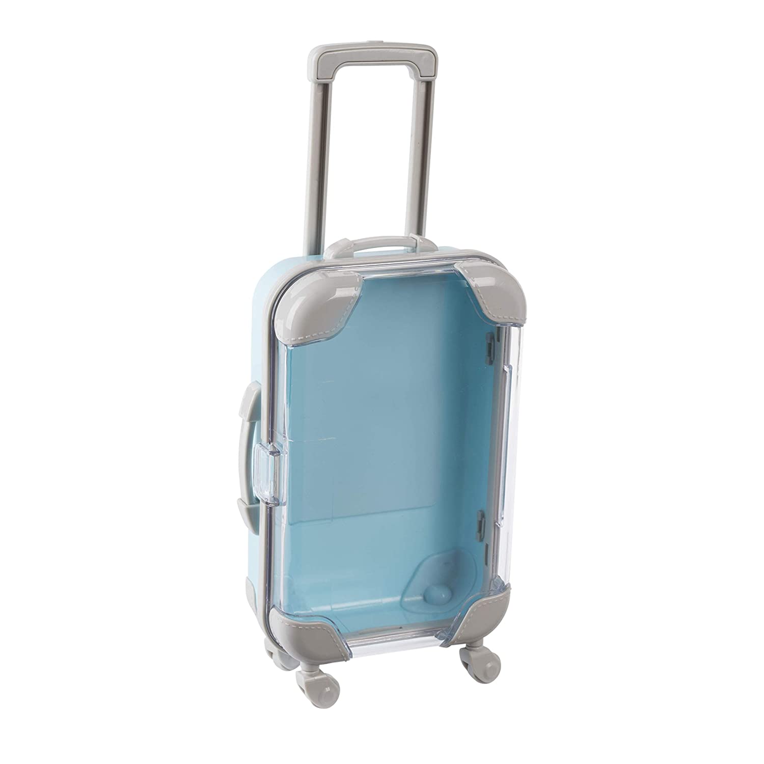 Mini Suitcase 5.5"X3.5"X1.5" Blue Candy Box