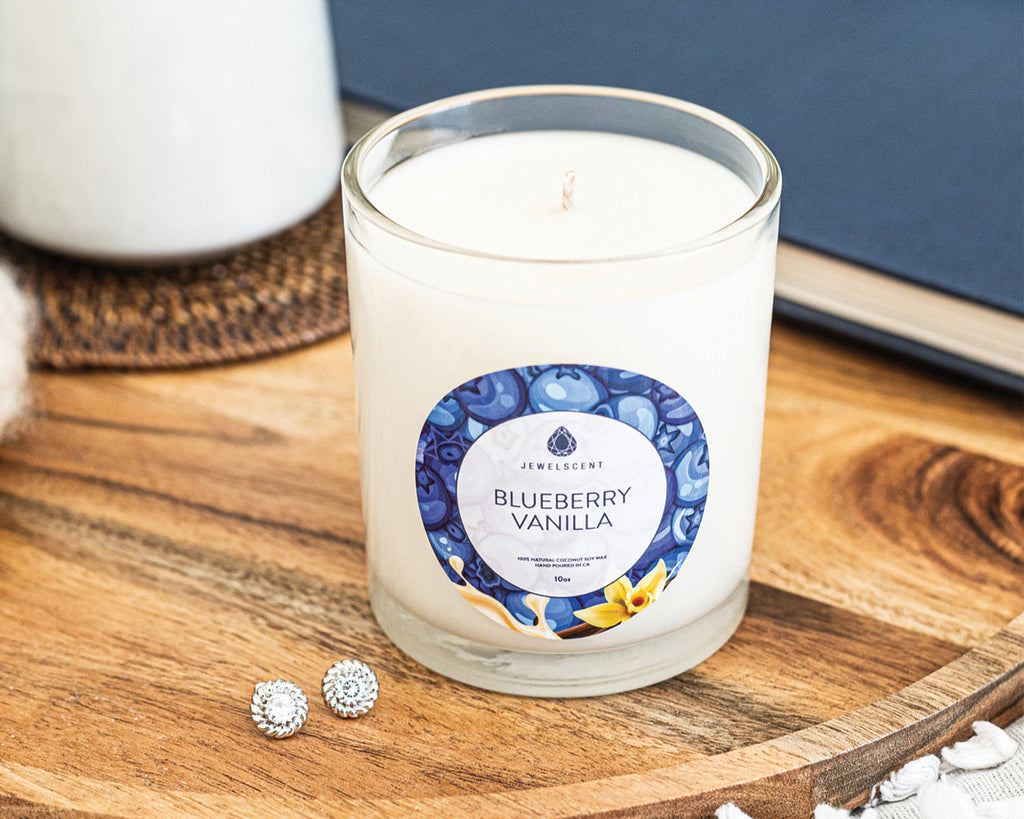 Blueberry Vanilla 10oz Signature Jewelry Candle