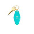"Beach Please" Retro Motel Keychain