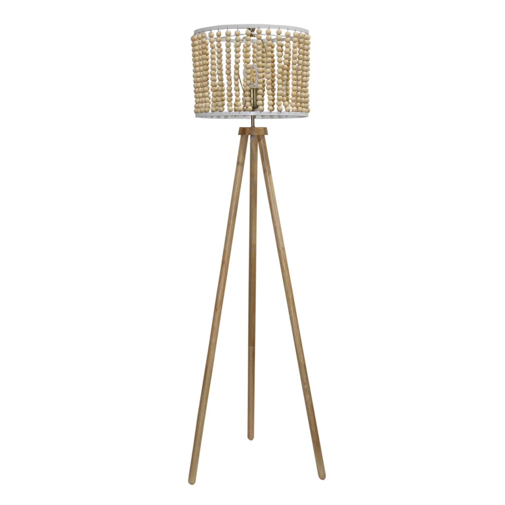 Brillo Three Legged Floor Lamp Natural – Luxury Lighting – Curated by 