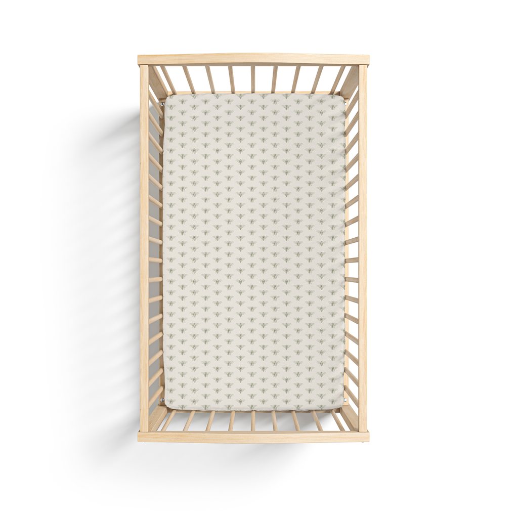 Buzzy Bees Organic Bamboo Blend Crib Sheet