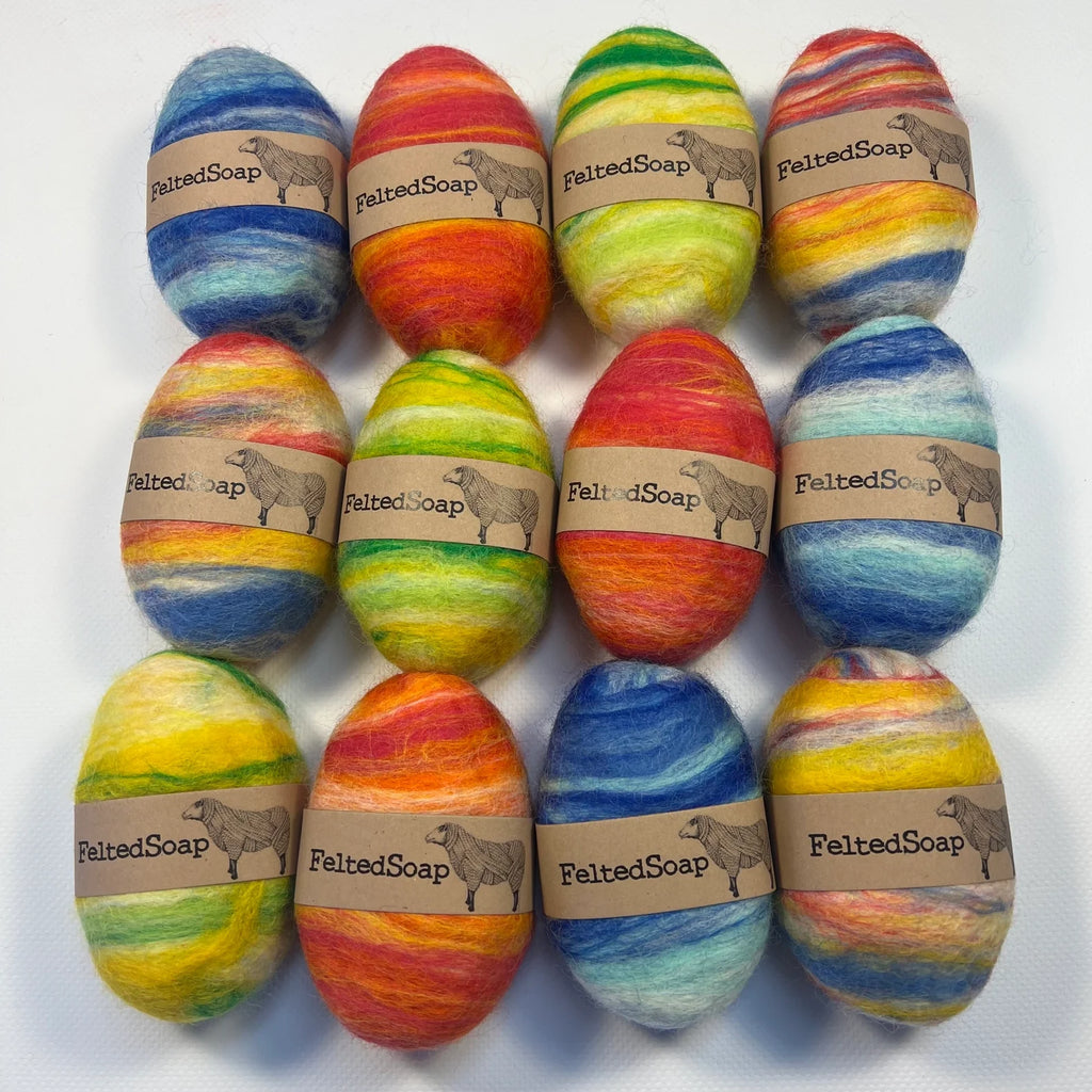Felted Wool Soap Bars
