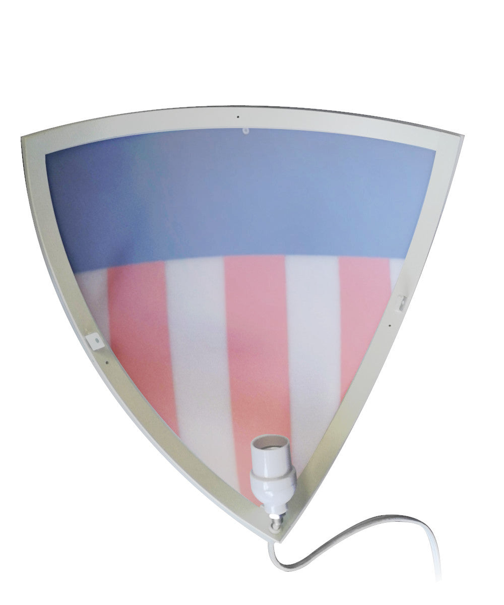 16"W Beacon Triangle Corner Light Plug-In Cord USA Design by Home Concept