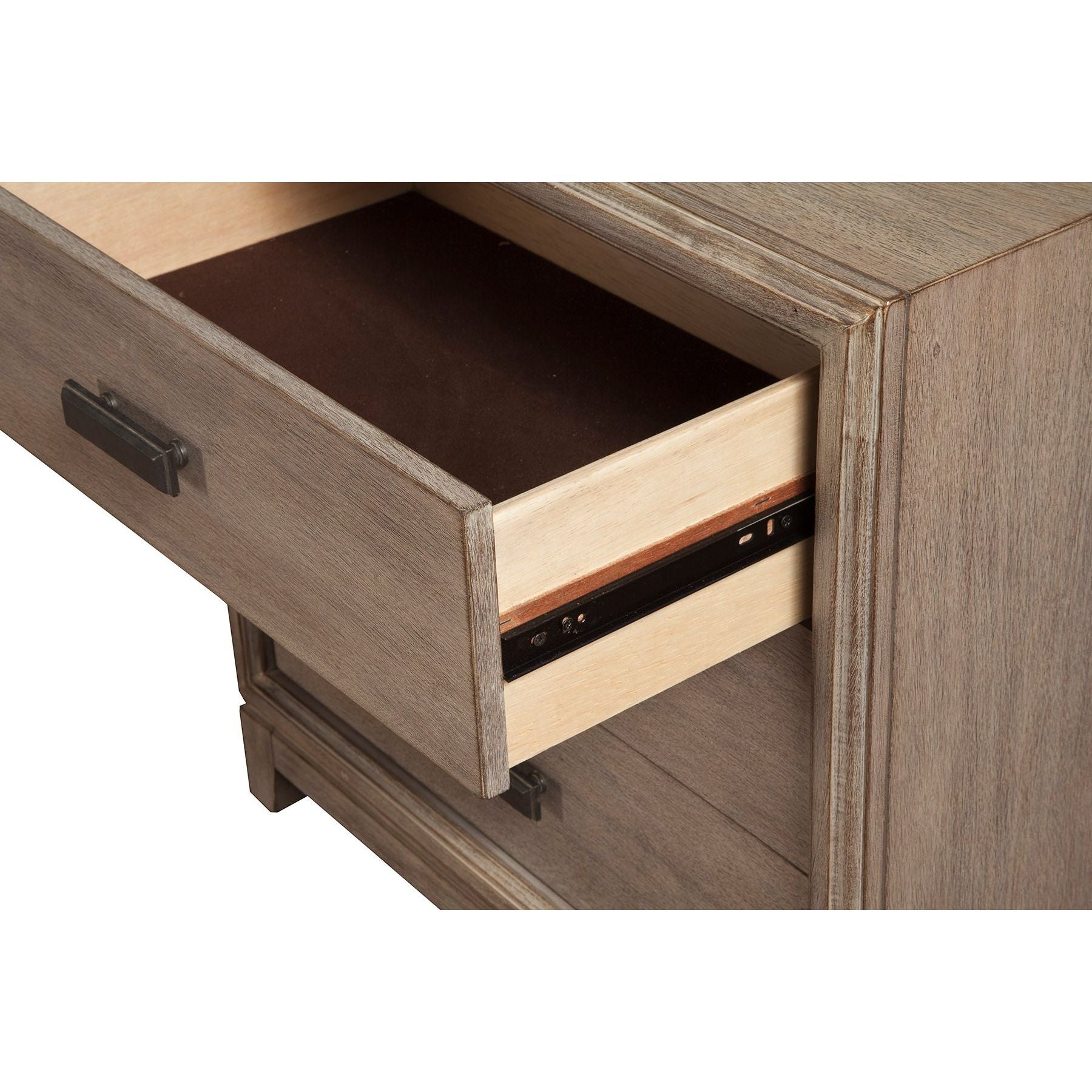 Camilla Nightstand, Antique Grey