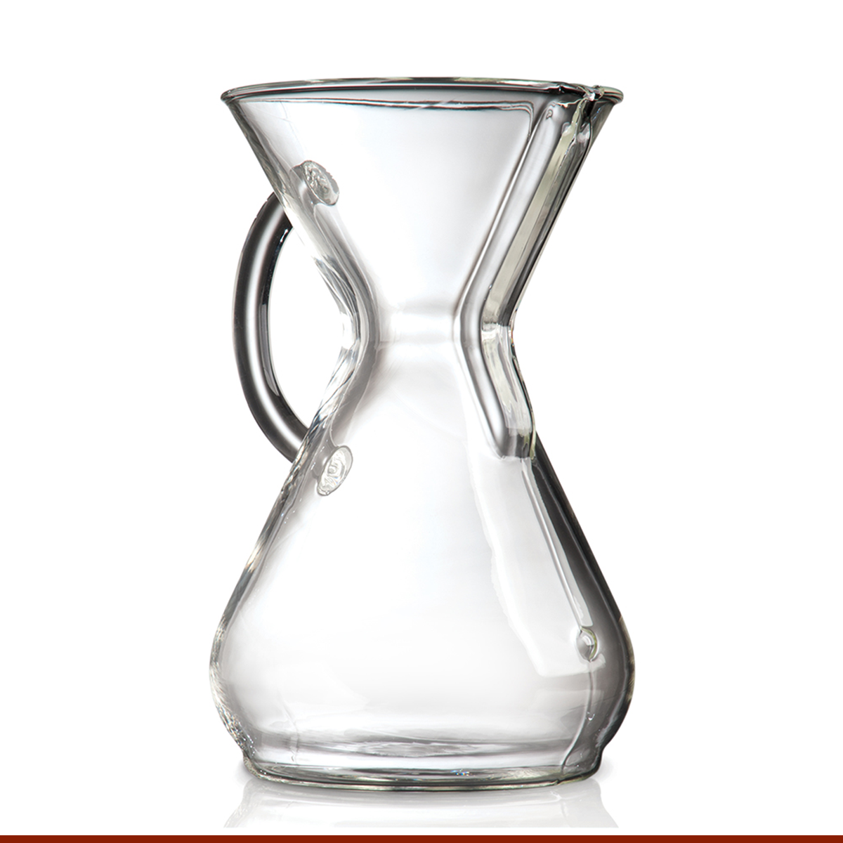 Chemex Glass Handle Series Coffee Makers 3 , 6, 8, 10 Cup