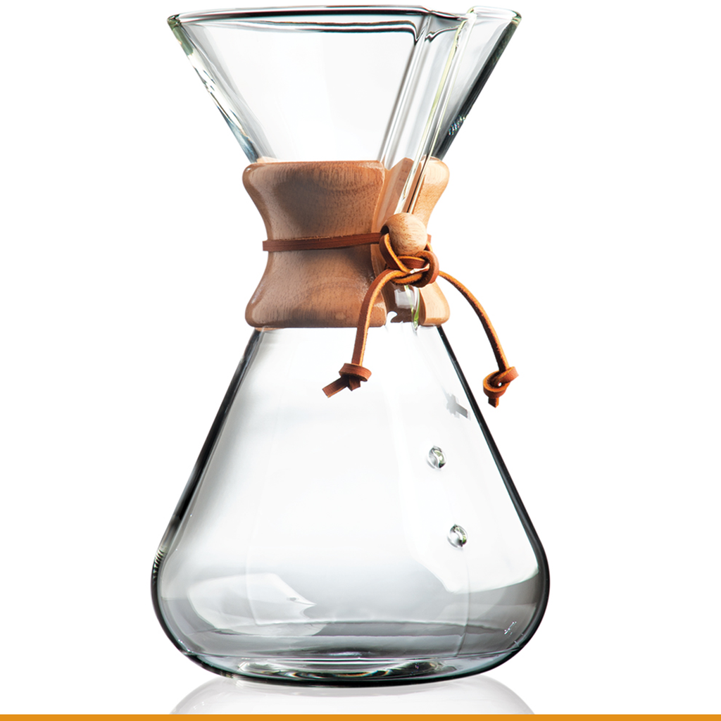 Chemex Handblown Coffee Makers 3, 5, 8, 13 Cup