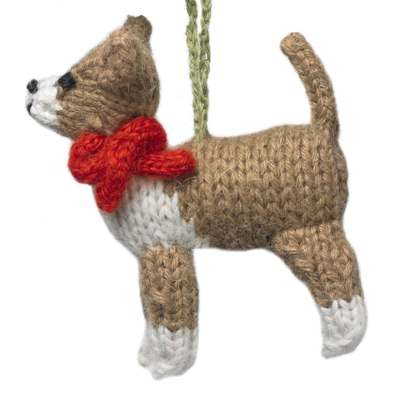 Chihuahua Dog Hand Knit Christmas Ornament Arcadia Home
