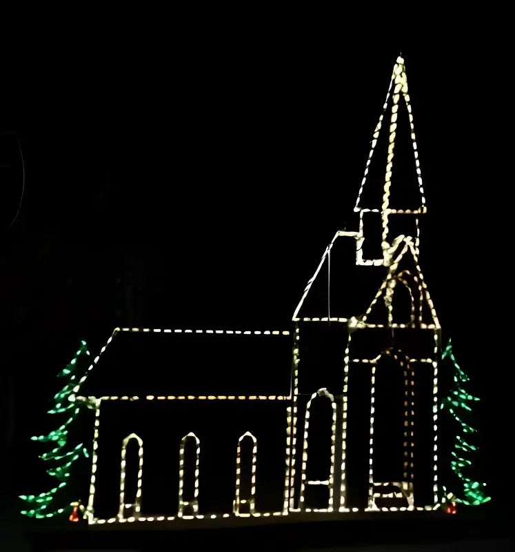 Church with Trees