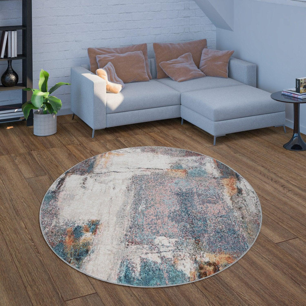 Colourful Indoor & Outdoor Rug for Balcony Industrial Look