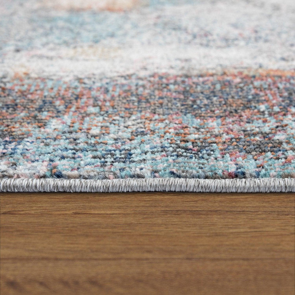 Colourful Indoor & Outdoor Rug for Balcony Industrial Look
