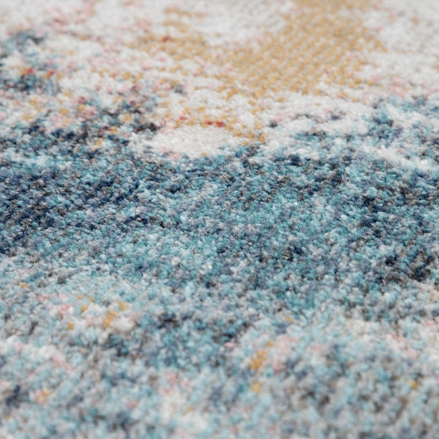 Colourful Indoor & Outdoor Rug For Patio Used Look