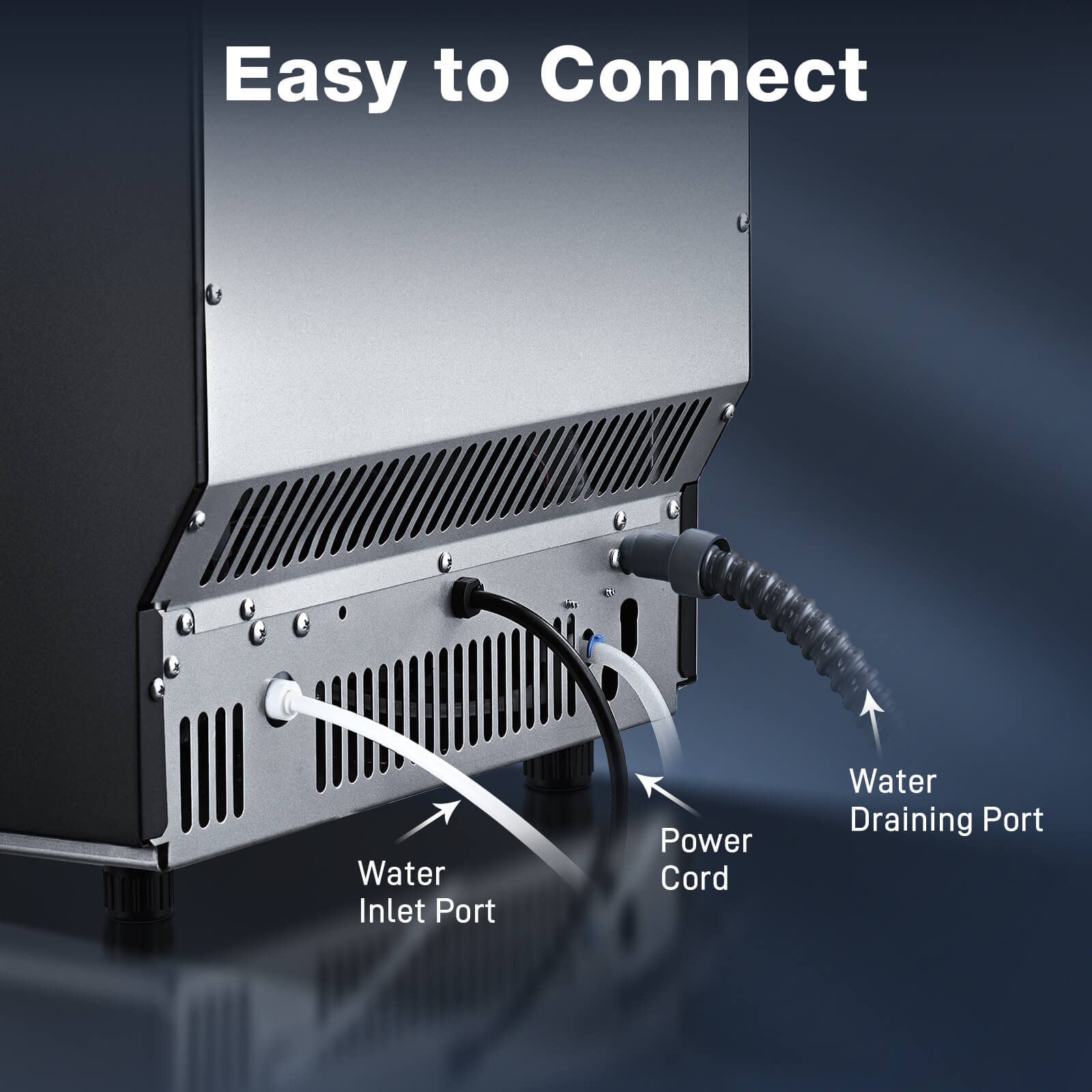 100LBS/200LBS/265LBS  Freestanding Commercial Ice Maker Z5845A