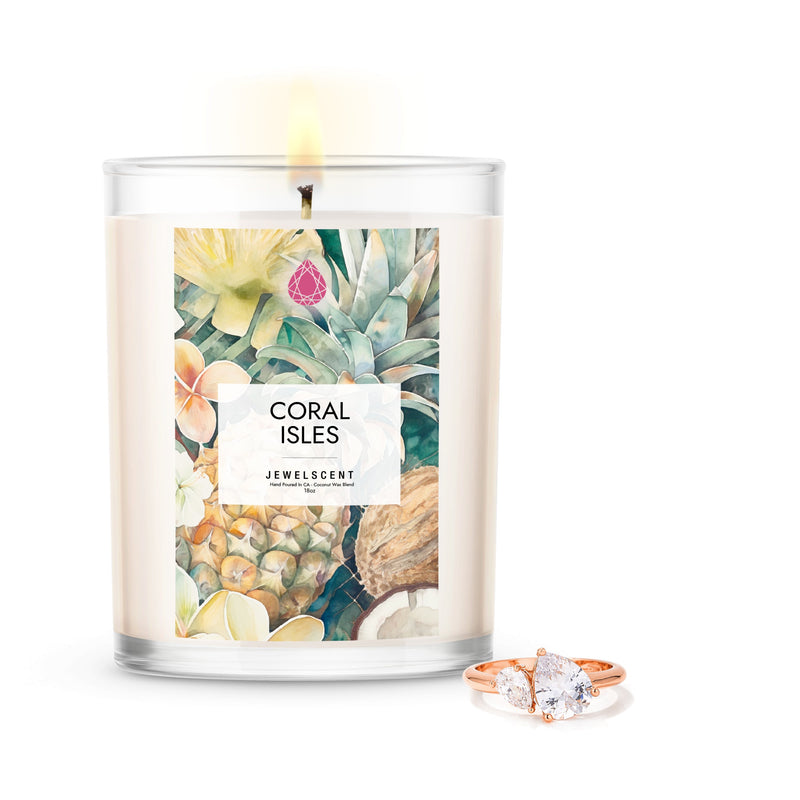 Coral Isles 18oz Home Jewelry Candle