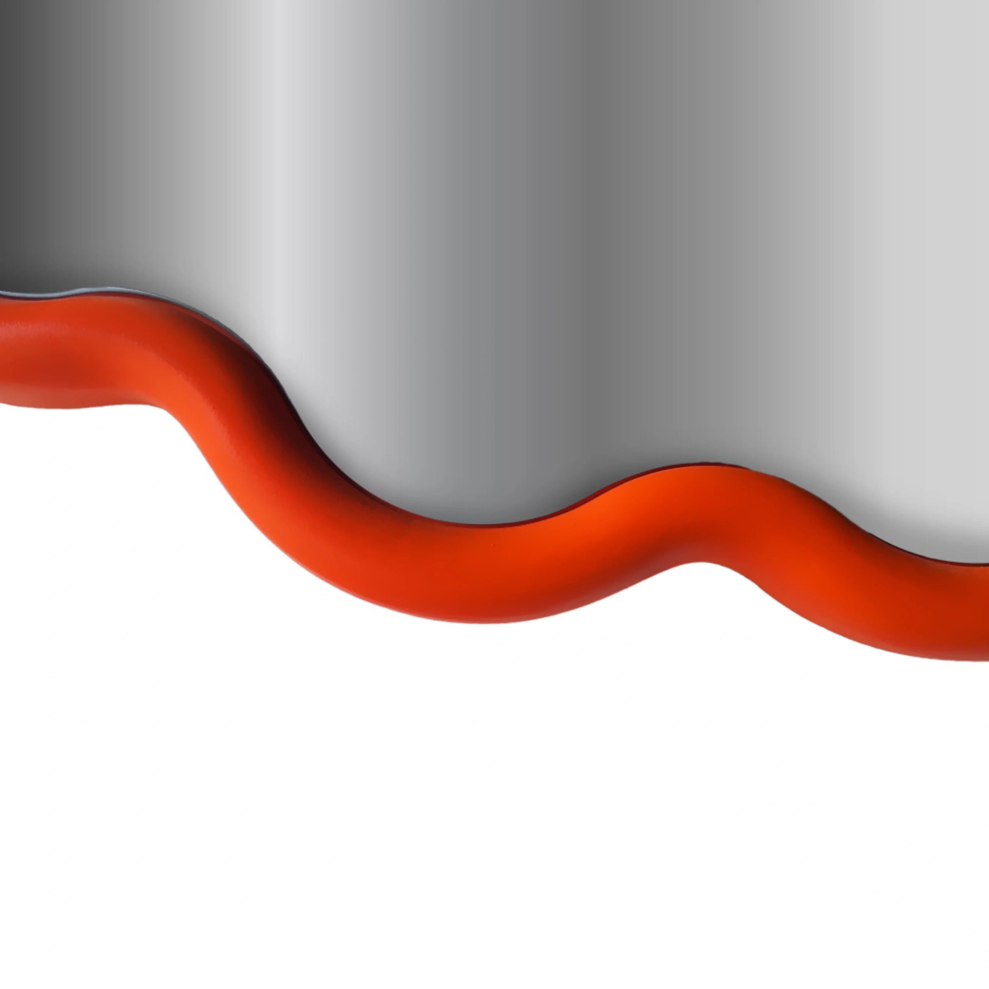 Round Wave Mirror