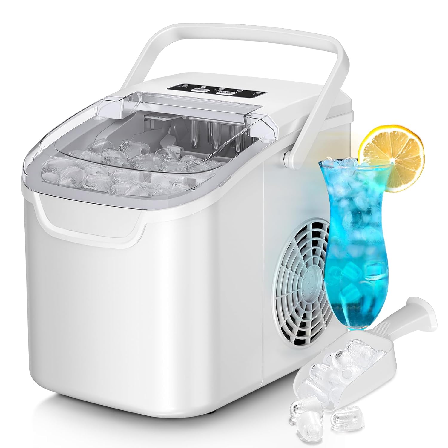 Countertop Ice Maker, 26 lbs/Day ice Production 58012RIM0
