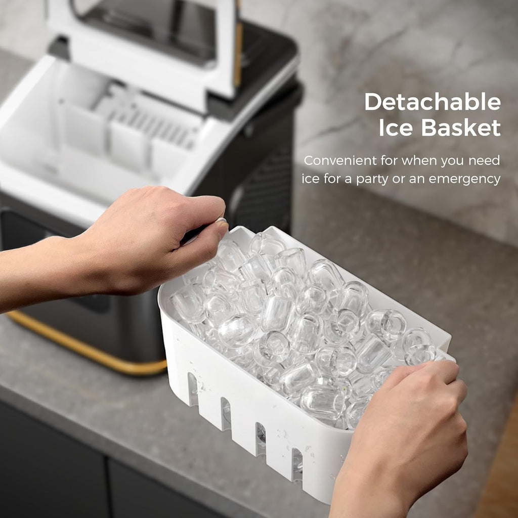 Countertop Ice Maker 9 Bullet Ice Cubes in 6 Mins,  Z5812K