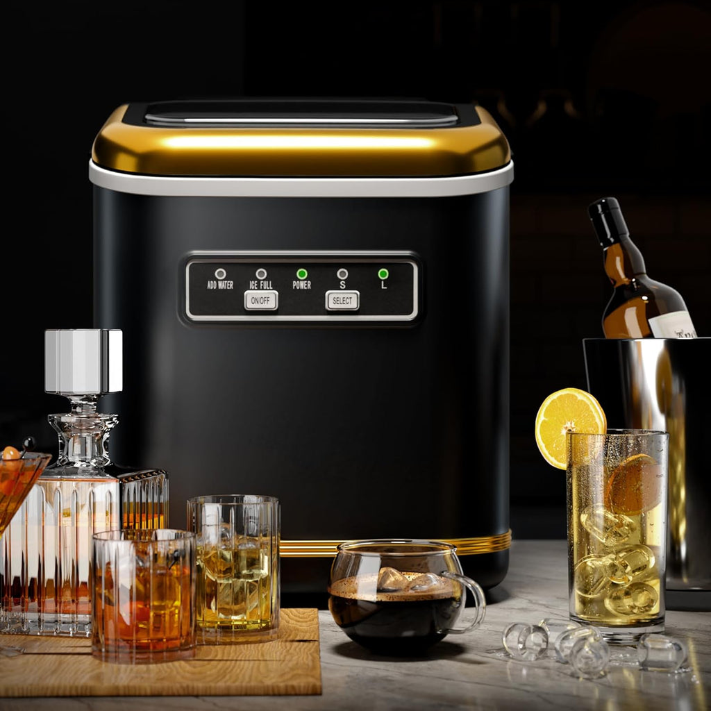 Countertop Ice Maker 9 Bullet Ice Cubes in 6 Mins,  Z5812K