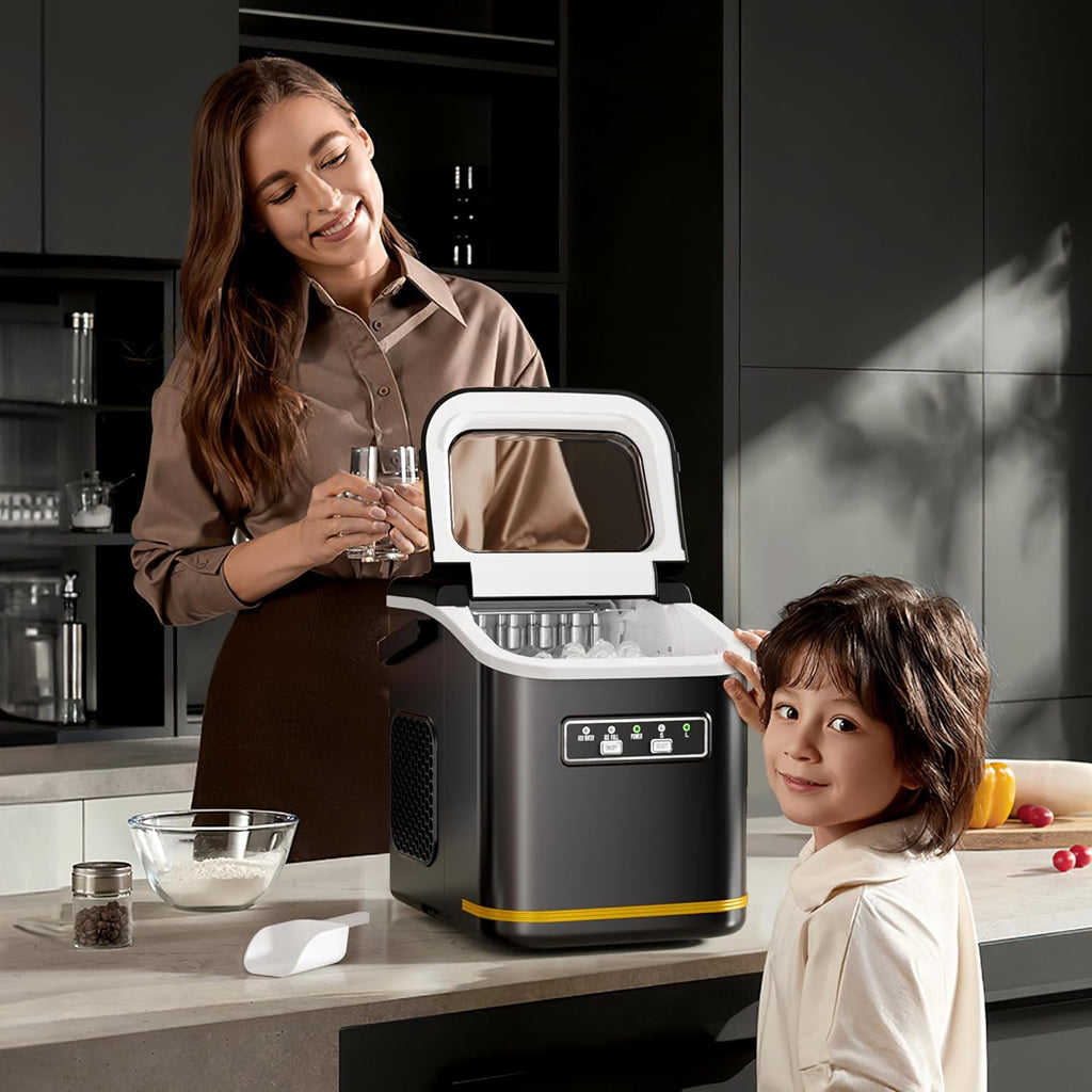 Countertop Ice Maker 9 Bullet Ice Cubes in 6 Mins,  Z5812K