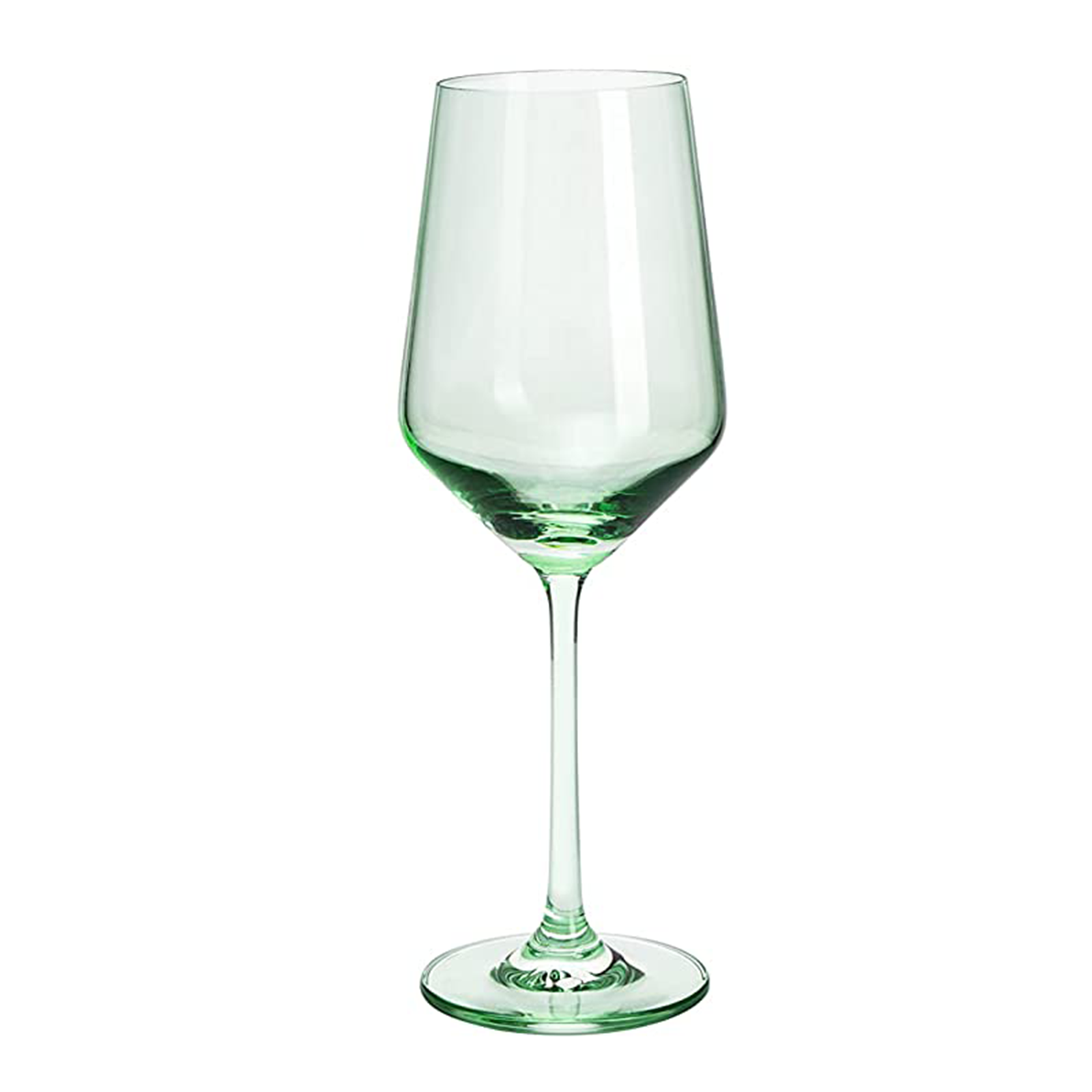 Rhea Stemmed Wine Glassware, Set of 6, Green