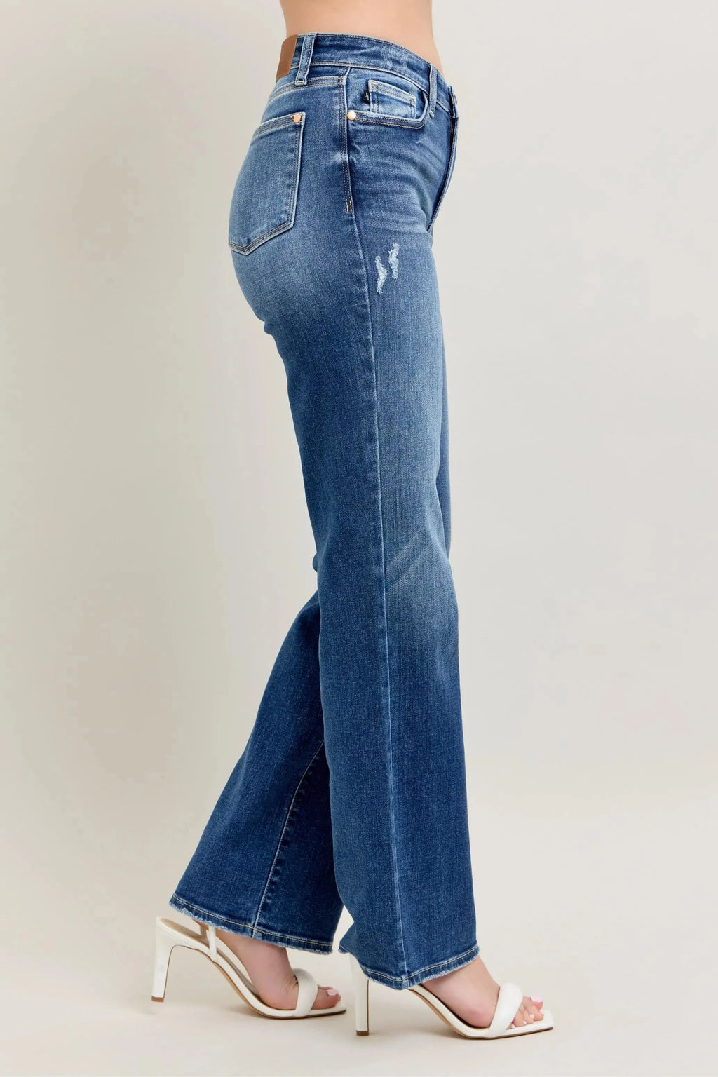Judy Blue Jeans - Full Size/Plus Size High Waist 90's Straight Leg