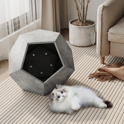 25.98'' Modern Pet Furniture Cat Carrier, Sofa Side Table, Planter MDF Multifunctional Furniture, Burmese Sumac