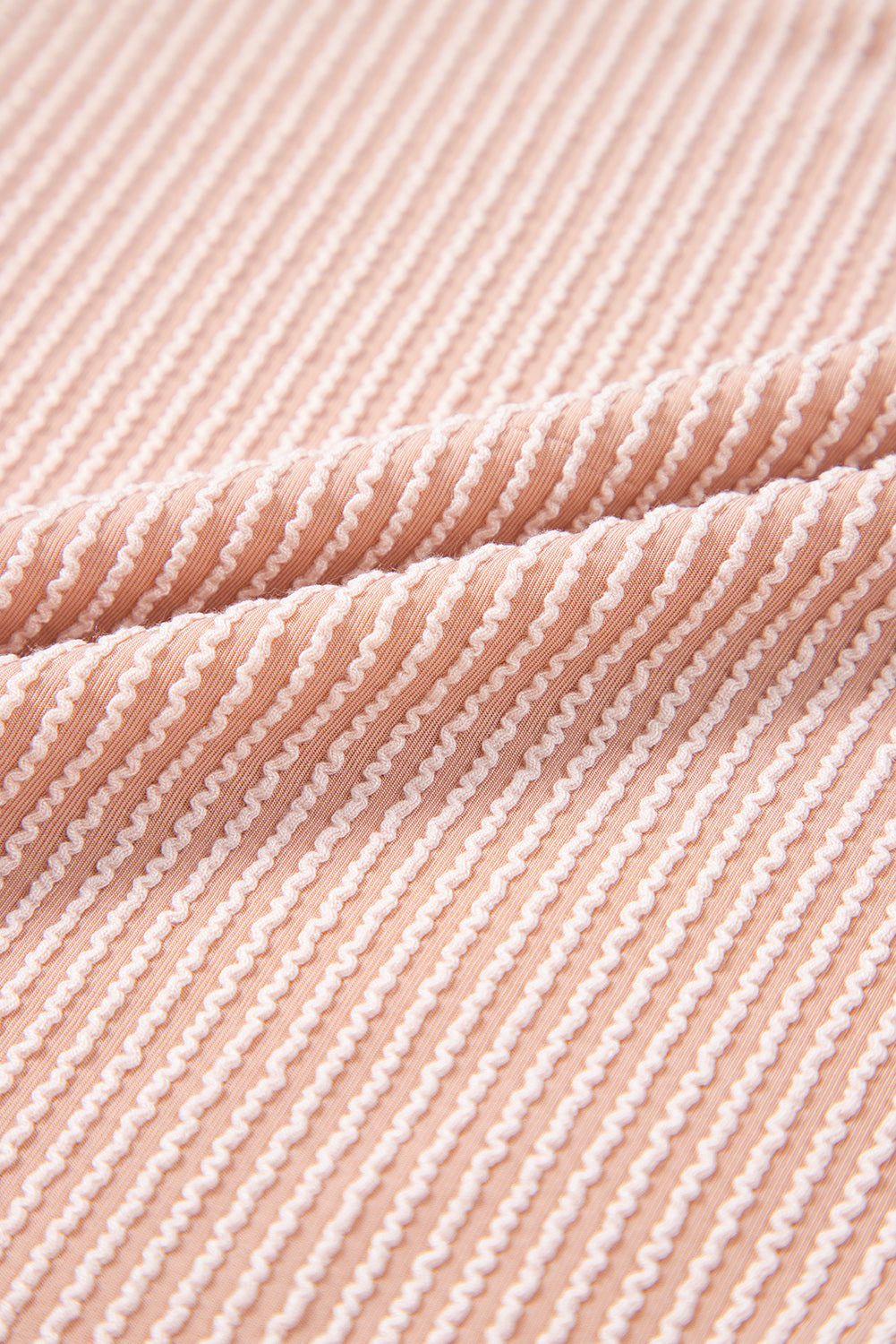 Solid Corded T-Shirt and Pants Set