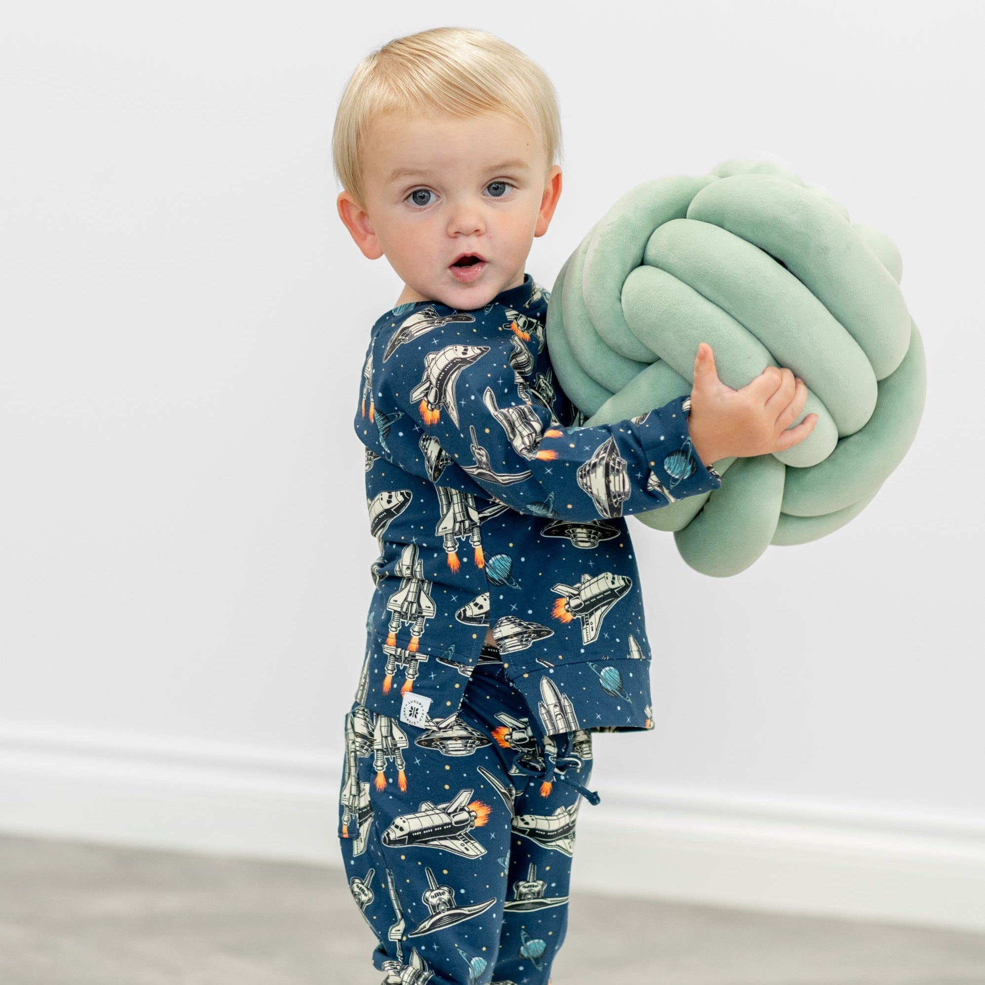 Deep In Orbit Crew Neck Jogger Set