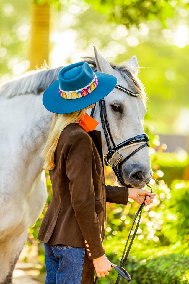 Denim Western Hat