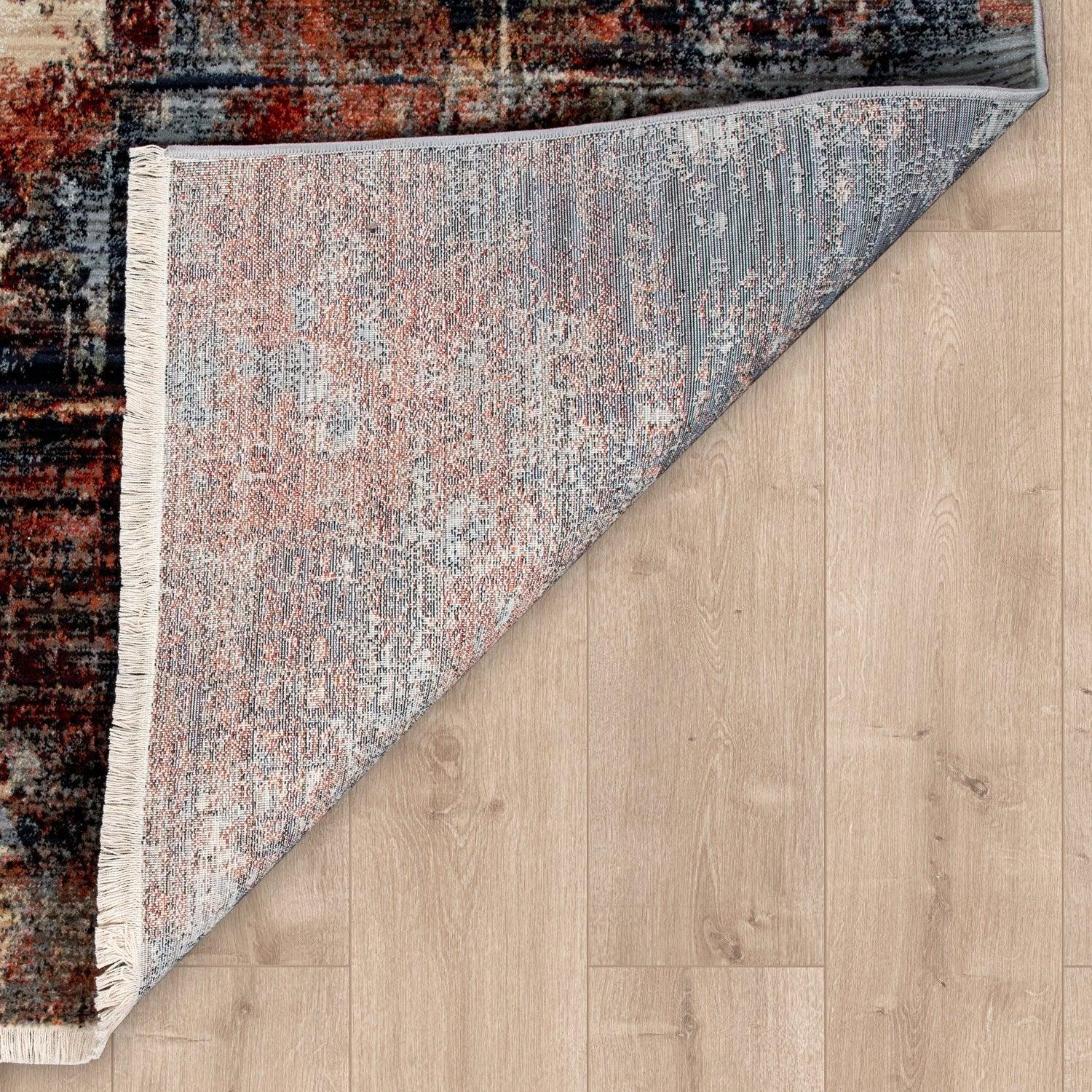 Living Room Rug Senna Industrial Look - Colourful