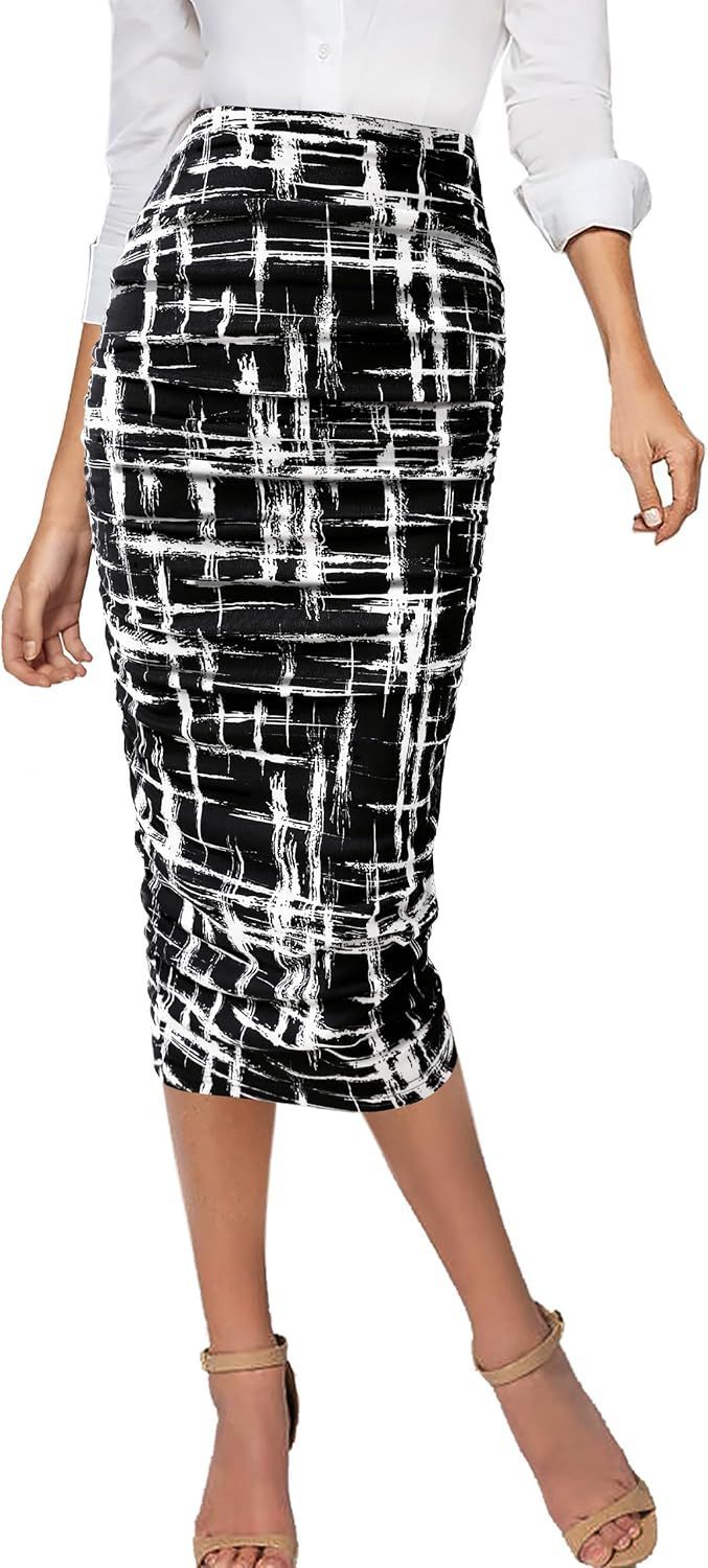 Sexy Leopard Print High Waist Skirt - Sheath Design
