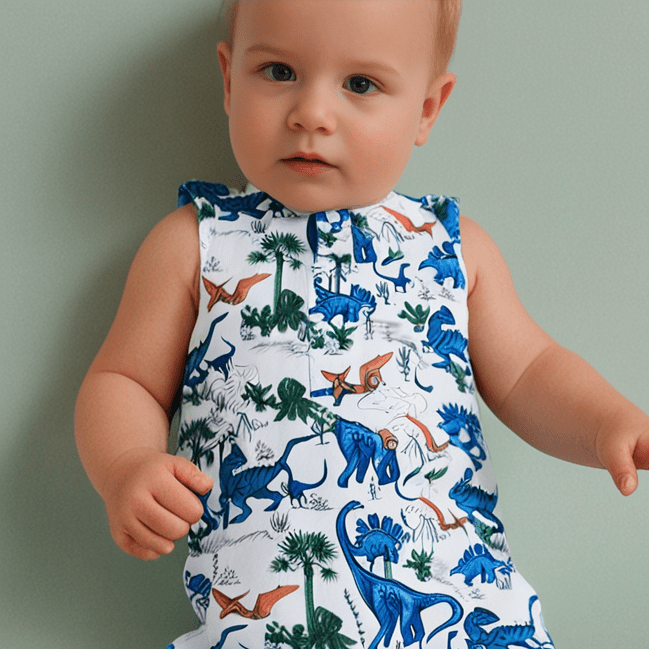 Dinosaur Adventures Tank Romper