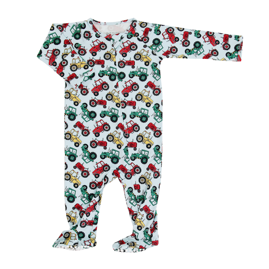 Down on the Farm Zipper Footie
